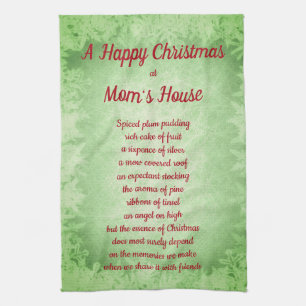 Christmas at Great Mom's House Kitchen Towels