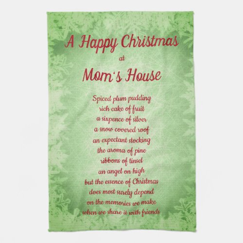 Christmas at Great Moms House Kitchen Towels