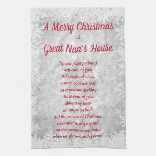 Christmas at Great Nans House Kitchen Towels