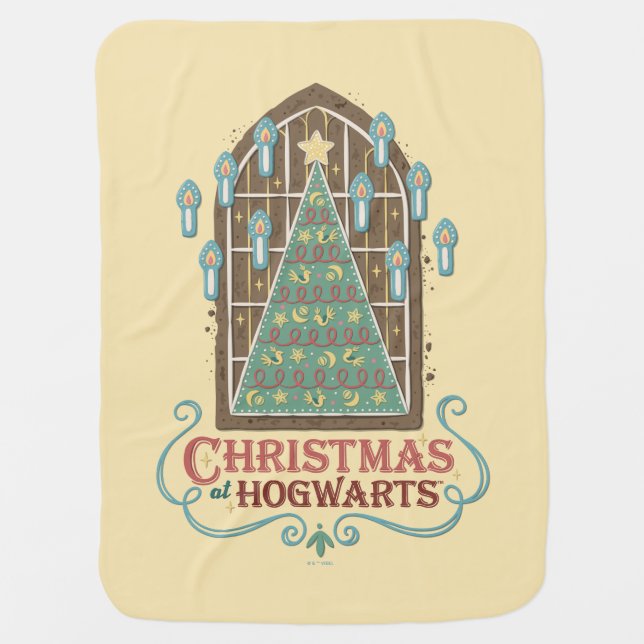 Christmas at HOGWARTS™ Cookie Graphic Baby Blanket (Front)