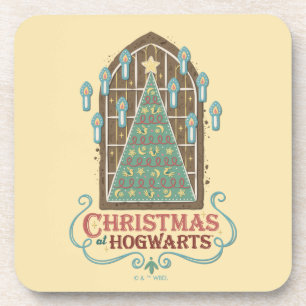 Christmas at HOGWARTS™ Cookie Graphic Beverage Coaster