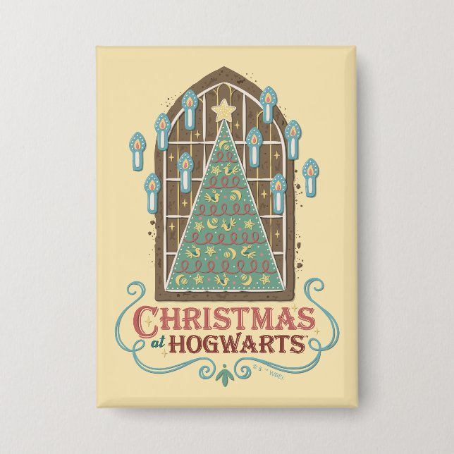 Christmas at HOGWARTS™ Cookie Graphic Button (Front)