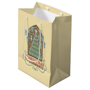 Christmas at HOGWARTS™ Cookie Graphic Medium Gift Bag