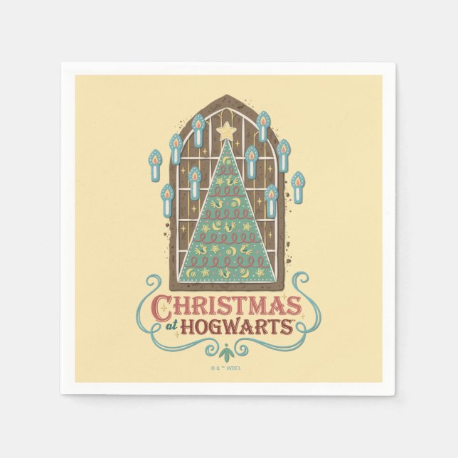 Christmas at HOGWARTS™ Cookie Graphic Napkins (Front)
