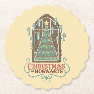 Christmas at HOGWARTS™ Cookie Graphic Paper Coaster