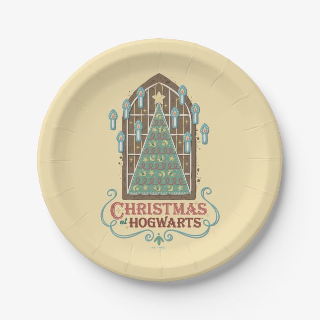 Christmas at HOGWARTS™ Cookie Graphic Paper Plates (Front)