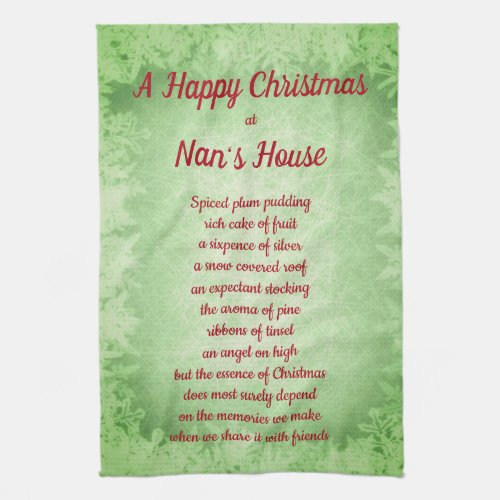 Christmas at Nans House Kitchen Towels