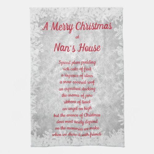 Christmas at Nans House Kitchen Towels