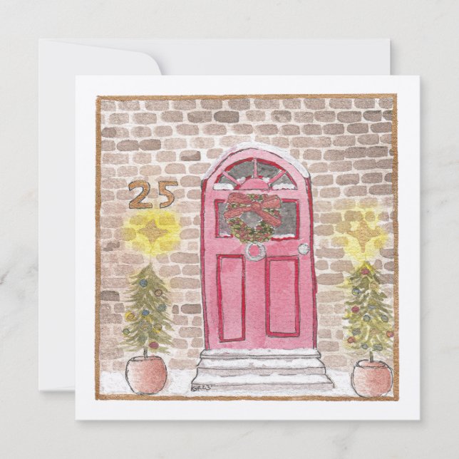 Christmas at No 25 Holiday Card (Front)