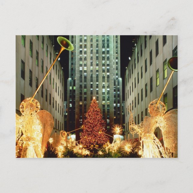 Christmas at Rockefeller Center Holiday Postcard (Front)