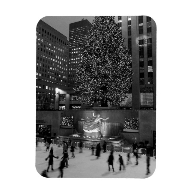 Christmas at Rockefeller Center - NYC Magnet (Vertical)