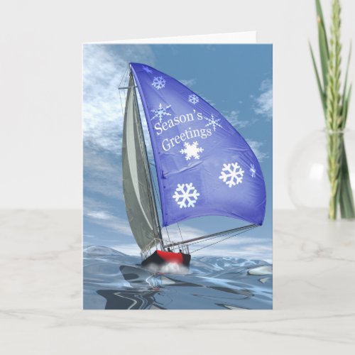Christmas at Sea Holiday Card