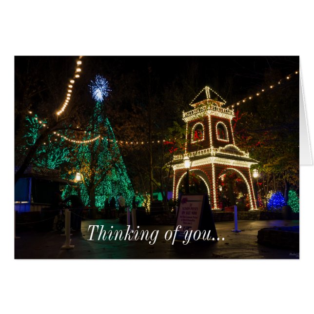 Christmas At Silver Dollar City 2 Thinking Of You Cards (Front Horizontal)