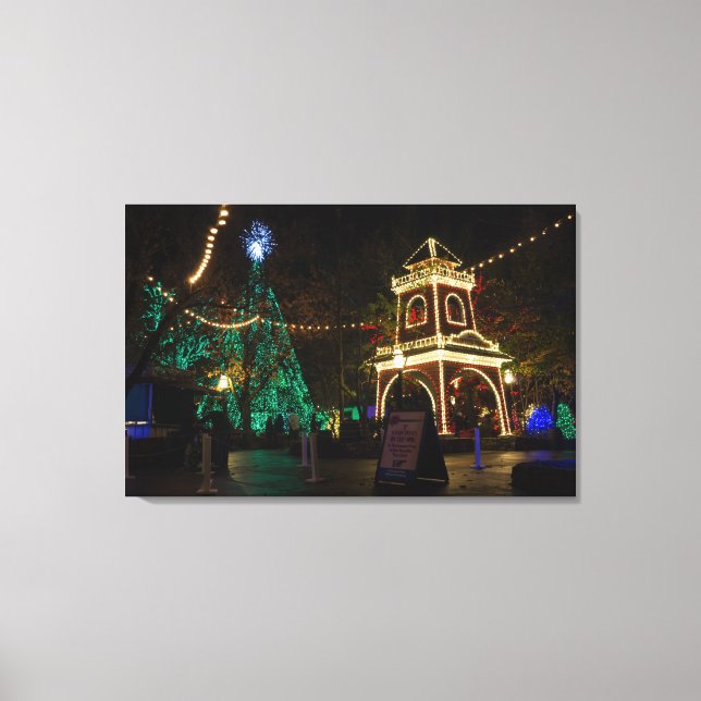 Christmas At Silver Dollar City Canvas Print (Front)