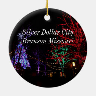 Christmas at Silver Dollar City Ceramic Ornament