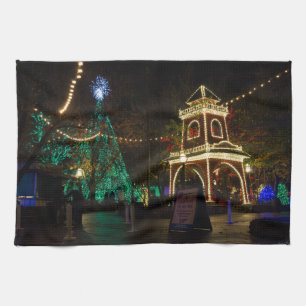 Christmas At Silver Dollar City Kitchen Towel