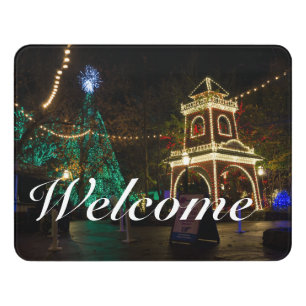Christmas At Silver Dollar City Welcome Door Sign