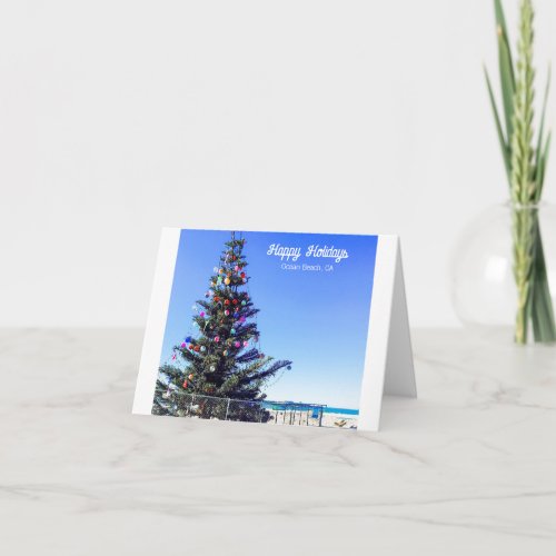 Christmas at the Beach Card