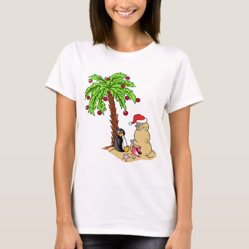 Christmas at the Beach T_Shirt