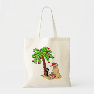 Christmas at the Beach Tote Bag