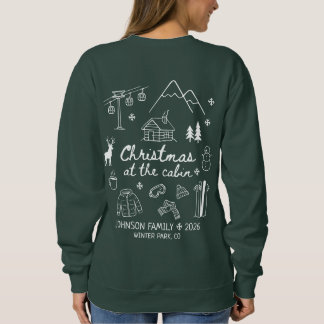 Christmas at the Cabin Group Matching Family Sweatshirt