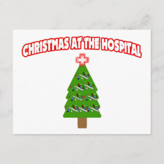 Christmas At The Hospital Holiday Postcard