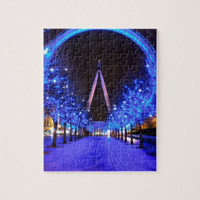 Christmas at the London Eye Jigsaw Puzzle (Vertical)