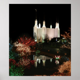 Christmas at the Washington DC Temple Poster