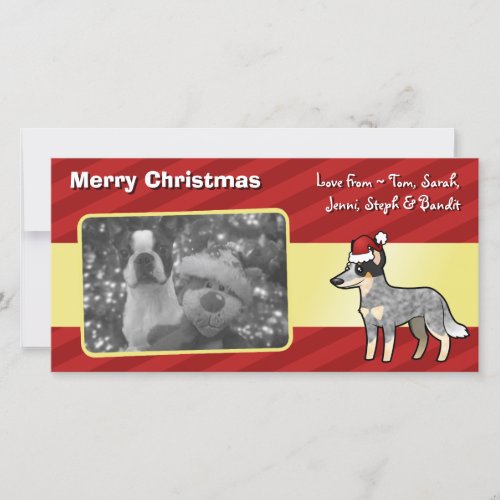 Christmas Australian Cattle Dog  Kelpie Holiday Card