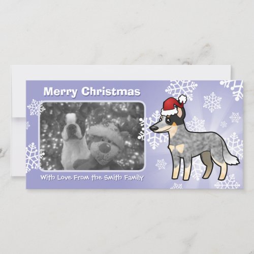 Christmas Australian Cattle Dog  Kelpie Holiday Card