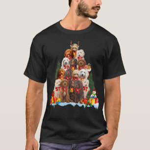 Christmas Australian Labradoodle Xmas Tree Gifts T-Shirt