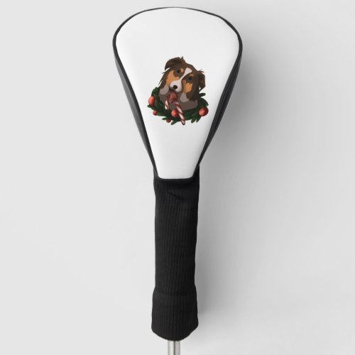 christmas australian Shepherd Classic T_Shirt Golf Head Cover