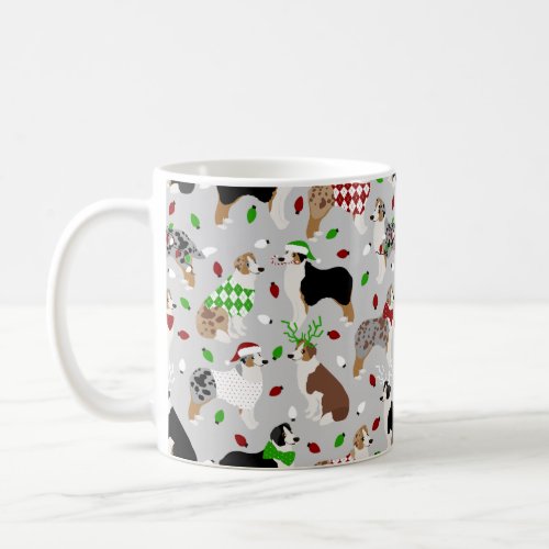 Christmas Australian Shepherd Coffee Mug