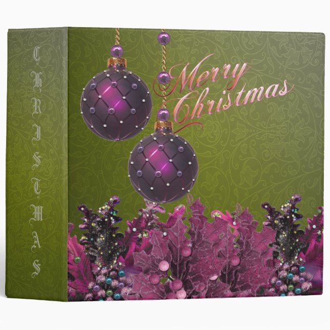 Christmas Avery Binder (Front/Spine)