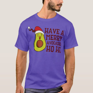 Christmas Avocado Keto Fruit Diet Holiday Keto Foo T-Shirt