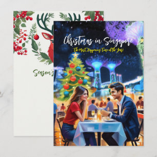 ‘Christmas Away in Singapore’ Greeting Card