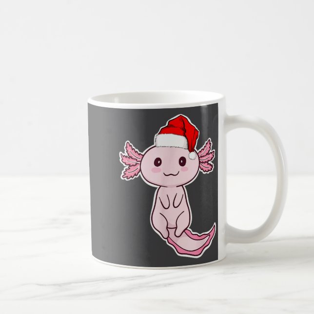 Christmas Axolotl  Coffee Mug (Right)