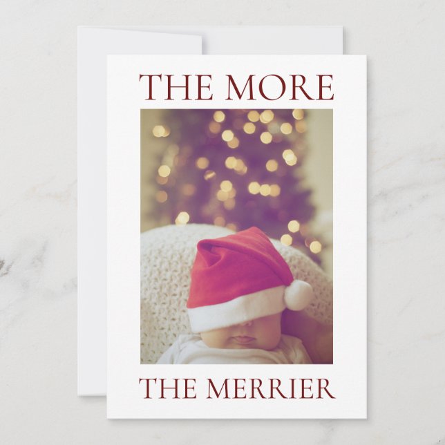 Christmas Baby Announcement (Front)