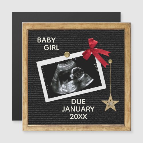 Christmas Baby Announcement Letter Board Magnet
