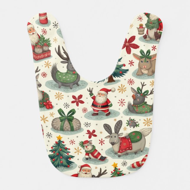 Christmas Baby Bib (Front)
