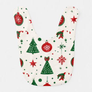 Christmas Baby Bib – Cute Holiday Tree
