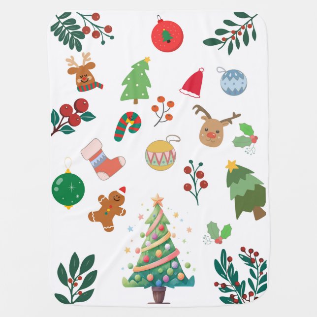 Christmas Baby Blanket (Front)