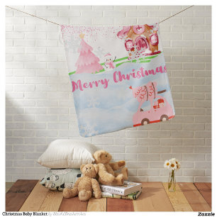Christmas Baby Blanket
