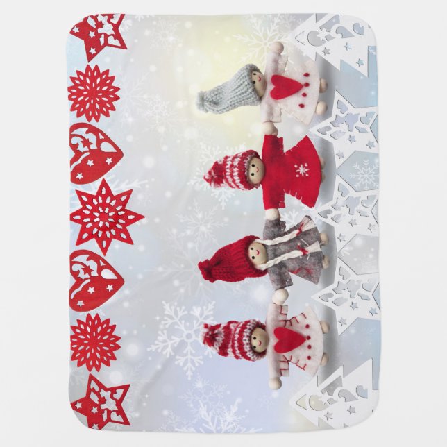 Christmas baby blanket (Front)