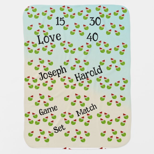 Christmas Baby Boy Blanket (Front)