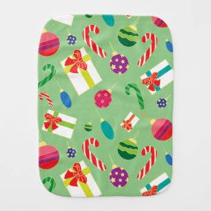 Christmas Baby Burp Cloth
