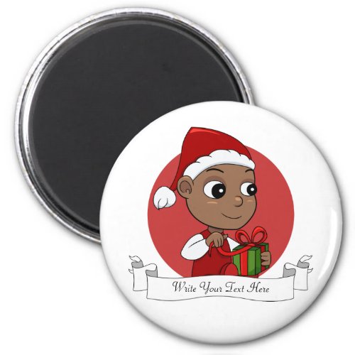 Christmas baby cartoon magnet