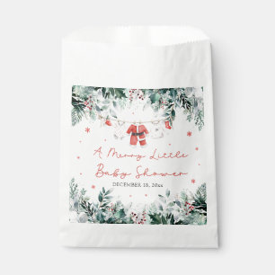 Christmas Baby Clothes A Merry Little Baby Shower Favor Bag
