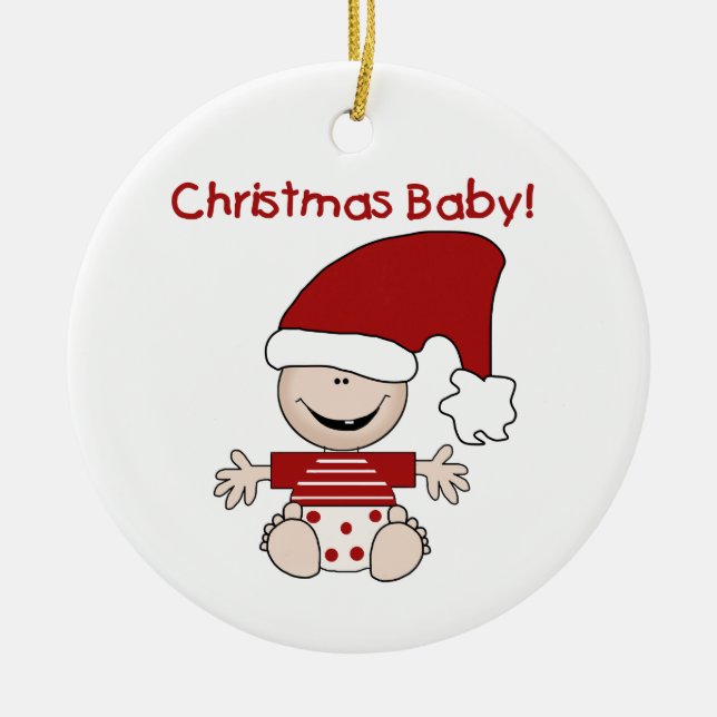 Christmas Baby Customized Ornament (Front)