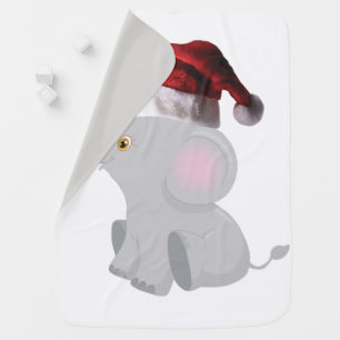 Christmas Baby Elephant Blanket